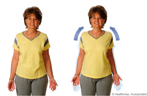Shoulder relaxation exercises