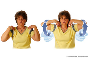 Elbow circles exercise