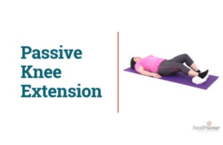 How to Do the Passive Knee Stretch