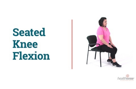 How to Do the Knee Flexion Stretch While Sitting