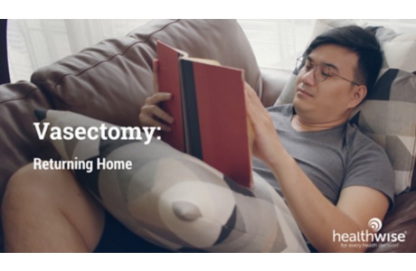 Vasectomy: Returning Home