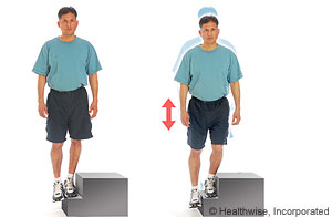 Lateral step-up exercise