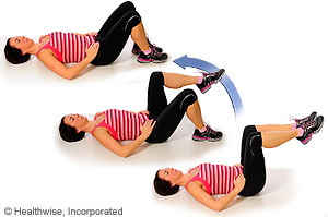Picture of how to do lower abdominal strengthening