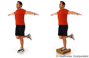 Single-leg balance exercise