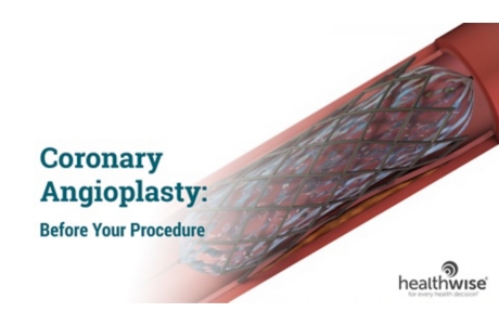 Coronary Angioplasty: Before Your Procedure