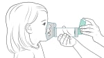 Helping Your Child Use a Metered-Dose Inhaler With a Mask Spacer