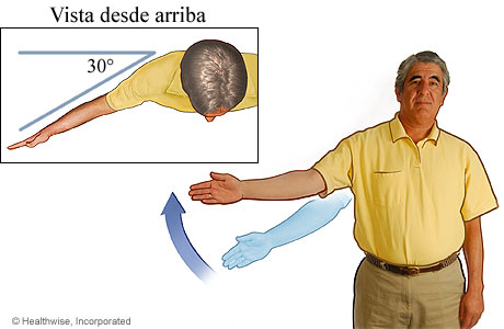 Levantamiento de brazo hacia un costado