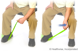 Picture of resisted ulnar deviation exercise Picture of resisted ulnar deviation exercise
