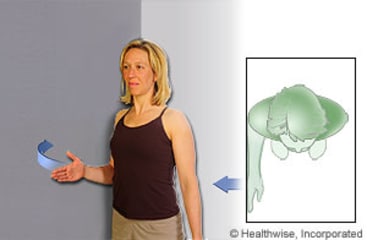 Picture of how to do isometric shoulder external rotation Picture of how to do isometric shoulder external rotation
