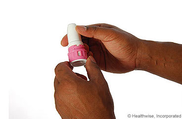 Dry powder inhaler.