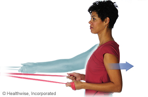 Picture of how to do resisted rows exercise Picture of how to do resisted rows exercise