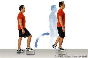 Step-up exercise Step-up exercise