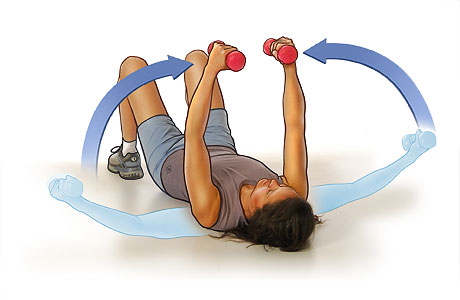 Ejercicio de apertura de pecho