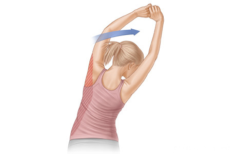 Estiramiento del gran dorsal