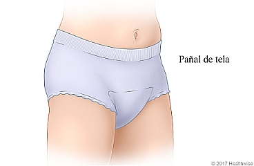 Pañal de tela para adultos