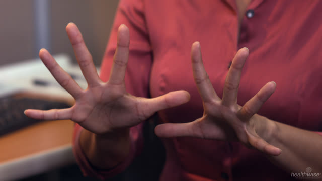 Síndrome de túnel carpiano: Estiramientos (subtitulado)