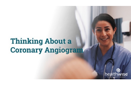 Thinking About a Coronary Angiogram