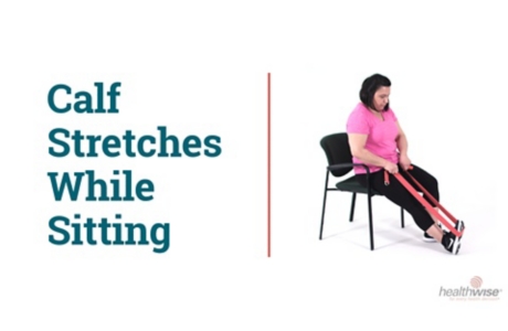 How to Do Calf Stretches While Sitting