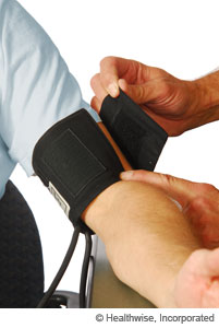 Blood pressure cuff that is too small